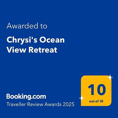 Chrysi'S Ocean View Retreat Vila Kerames Exterior foto