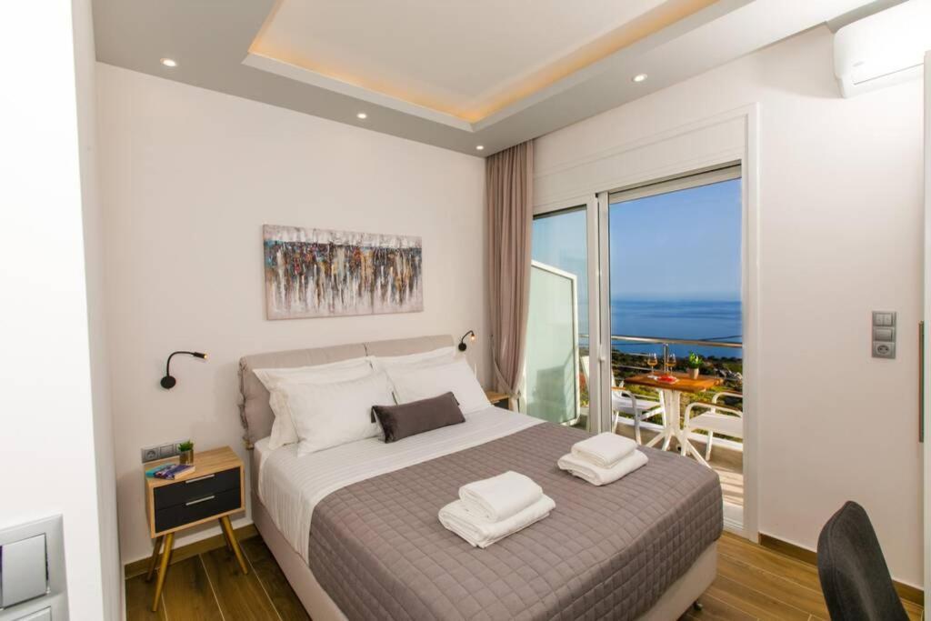Chrysi'S Ocean View Retreat Vila Kerames Exterior foto