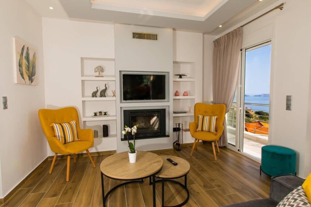Chrysi'S Ocean View Retreat Vila Kerames Exterior foto
